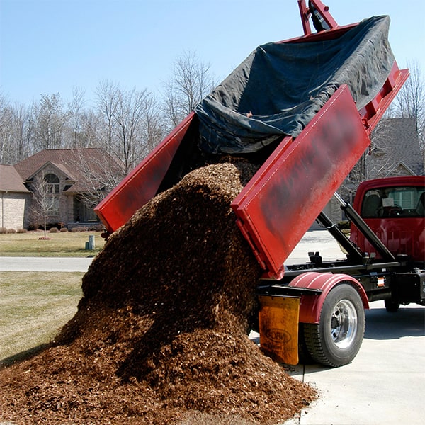 our standard delivery includes 3 cubic yards of mulch, but we can accommodate larger or smaller orders as needed